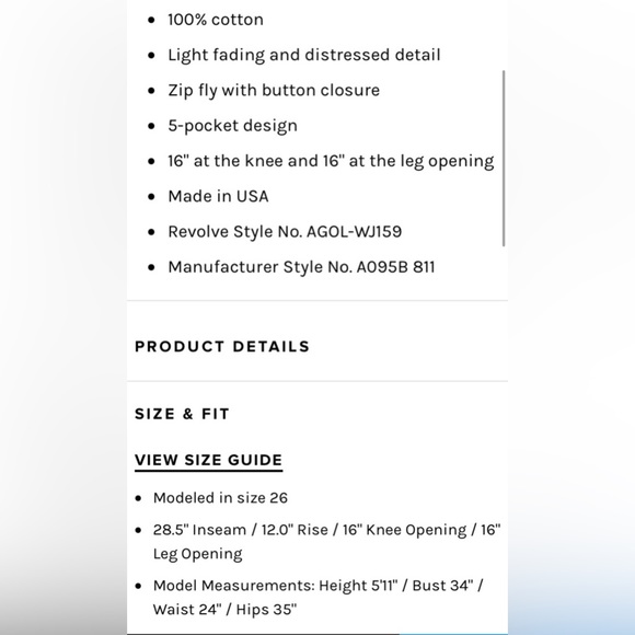 High Waist Black Jeans - Picture 6 of 6